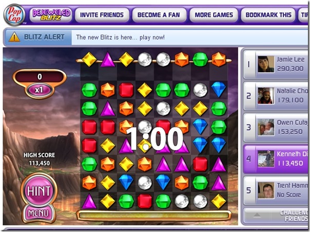 blitz for bejeweled